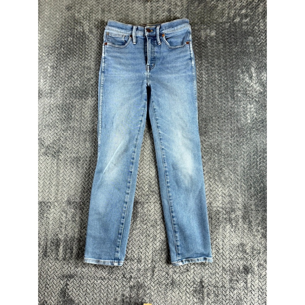 Madewell Stovepipe Jeans Womens 26 Blue Denim Streetwear‎ Slim Fit Skinny Leg